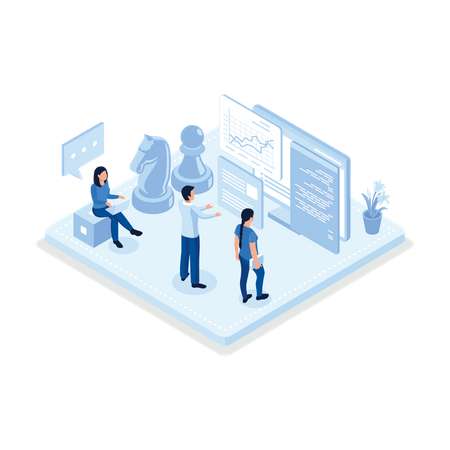 Business Strategy  Illustration