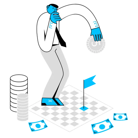 Business Strategy Planning  Illustration