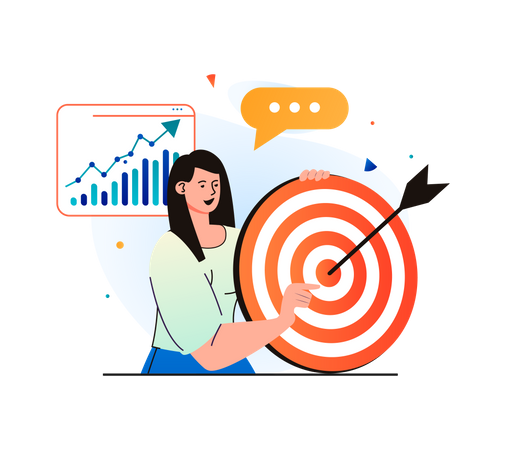 Business strategy to achieve target  Illustration