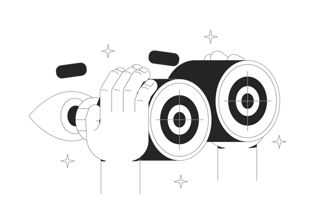 ビジネス戦略ビジョン  イラスト