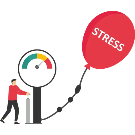 Business Stress  Illustration