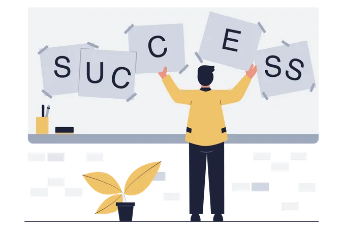 Business success  Illustration