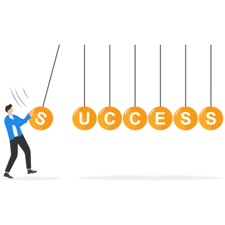 Business success  Illustration
