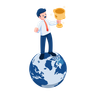 top of the world illustration free download