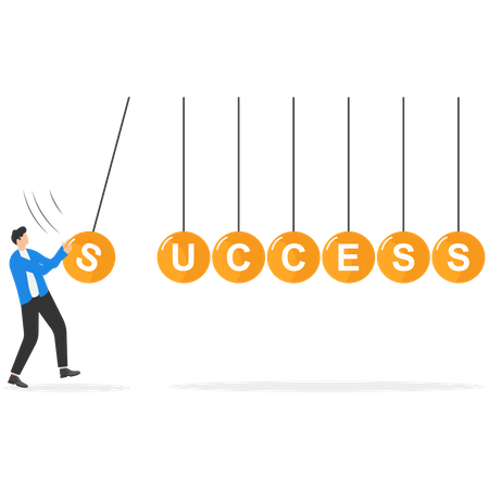 Business success  Illustration