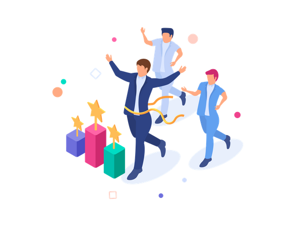 Business success  Illustration