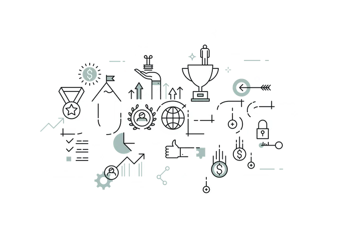 Business Success  Illustration