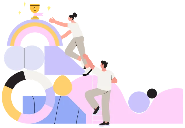 Business Success  Illustration