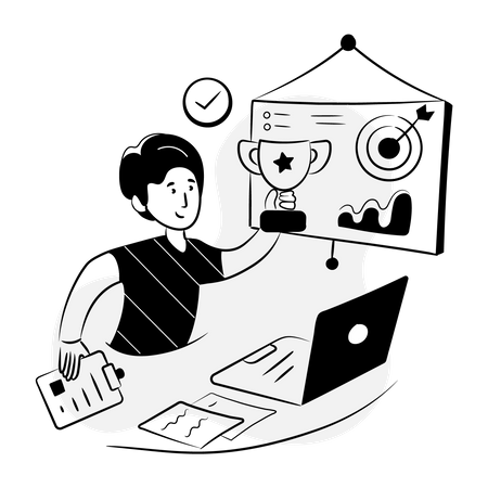 Business Success  Illustration