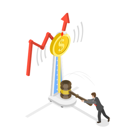 Business Success Measurement  Illustration