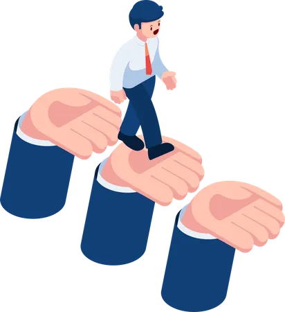 Business Support and Assistance  Illustration
