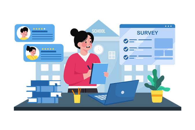 Business Survey  イラスト