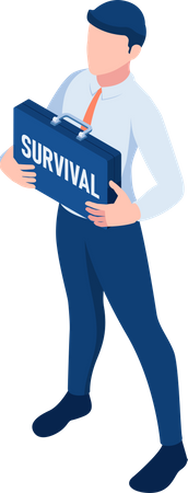 Business Survival Illustration