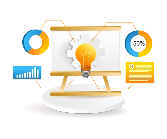 Business System Mechanism  Illustration