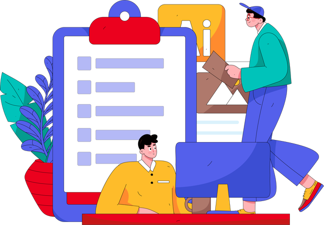 Business Talk  Illustration