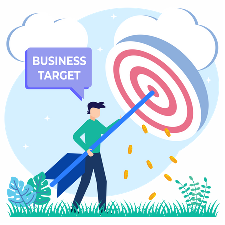 Business target Illustration