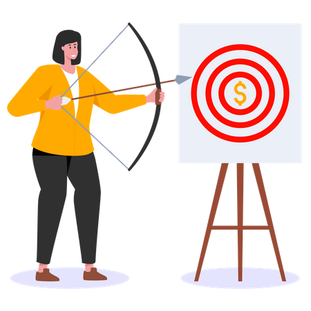 Business Target Illustration
