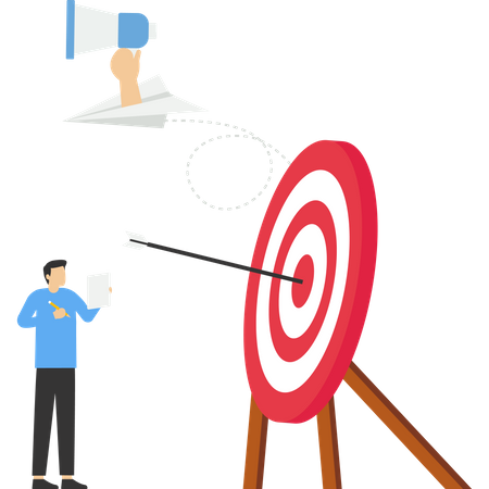 Business Target  Illustration