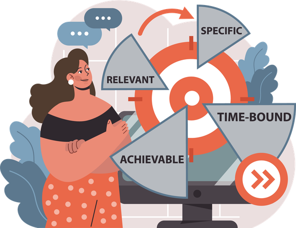 Business target achiveble  Illustration