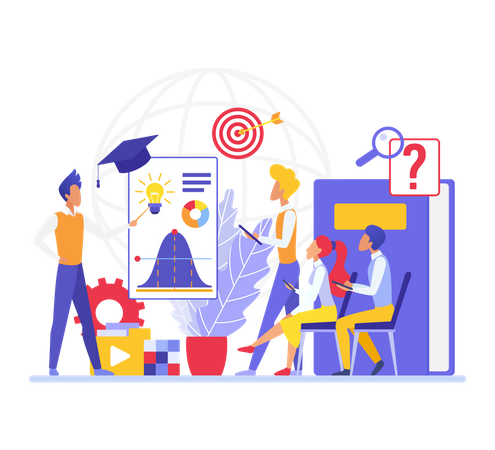 Business target  Illustration