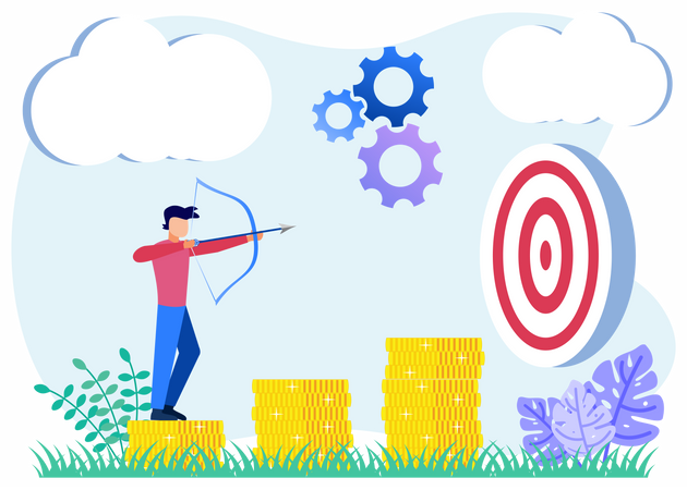 Business target  Illustration