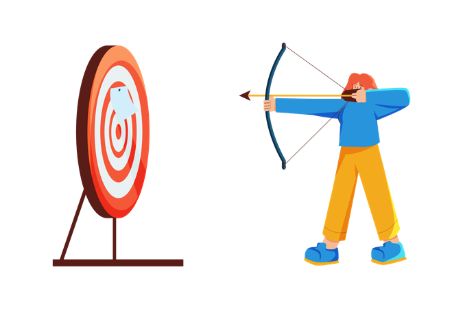 Business Target  Illustration