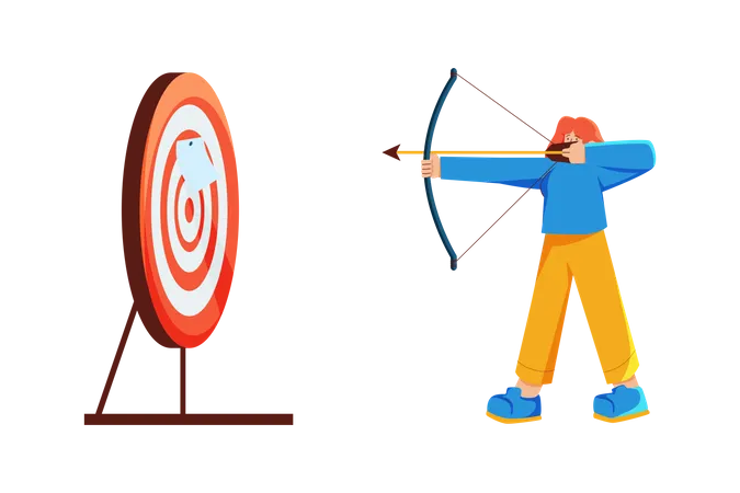 Business Target  Illustration