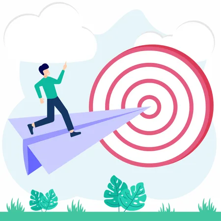 Business target  Illustration