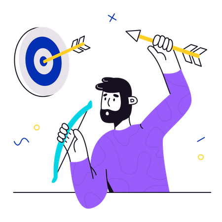 Business target  Illustration