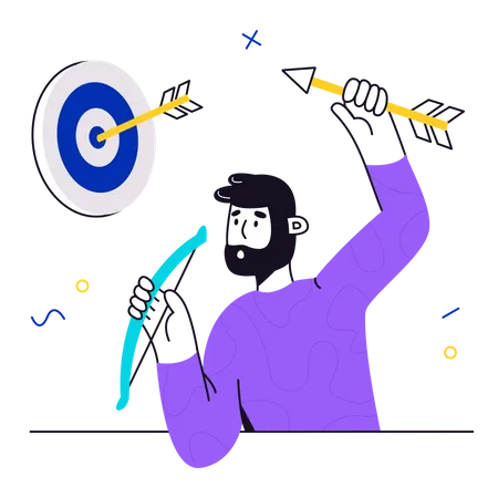 Business target  Illustration