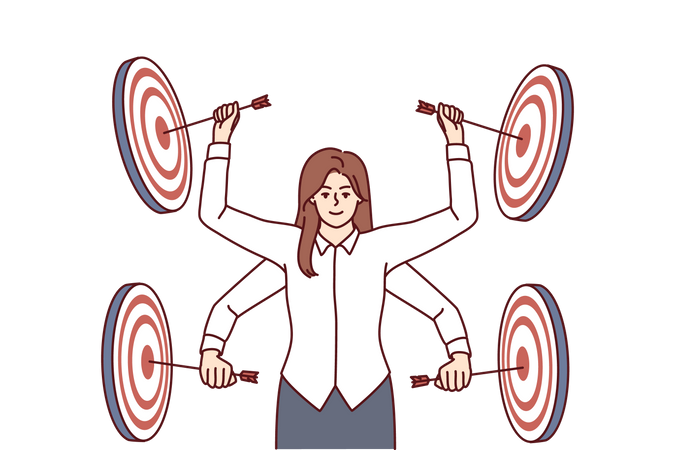 Business target  Illustration