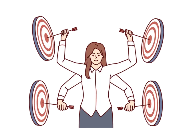 Business target  Illustration