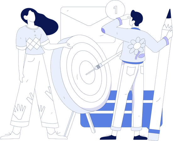 Business target  Illustration