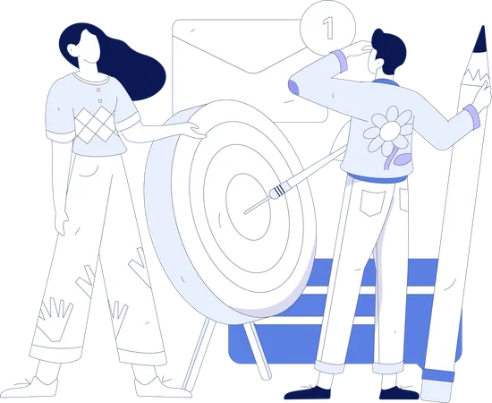 Business target  Illustration