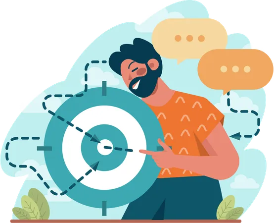 Business target  Illustration