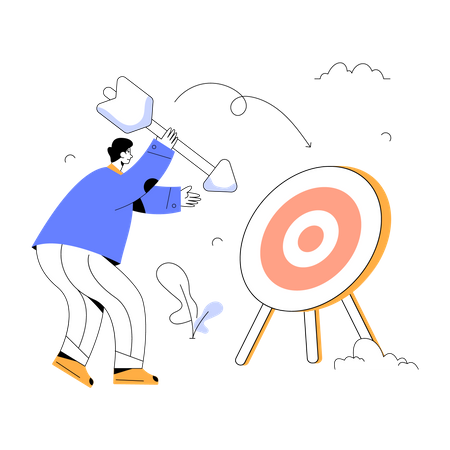 Business Target  Illustration