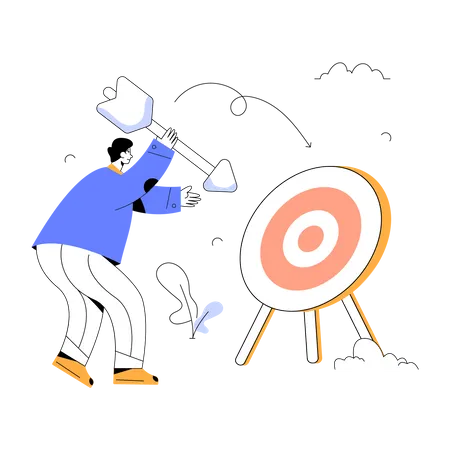 Business Target  Illustration