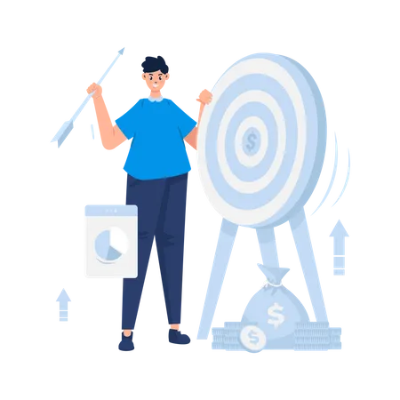 Business target  Illustration