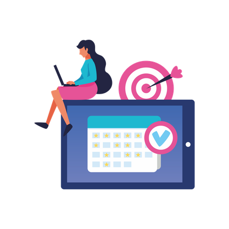 Business target  Illustration