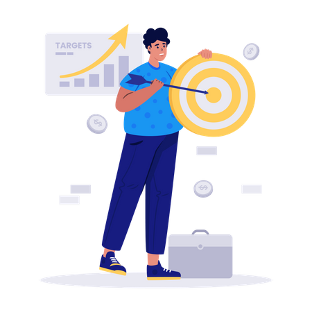 Business target  Illustration