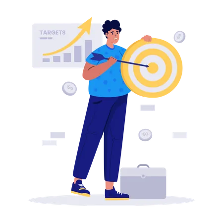 Business target  Illustration