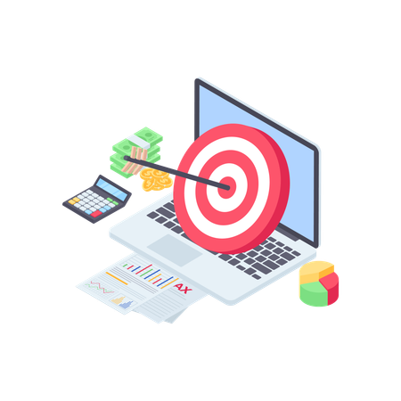 Business Target  Illustration