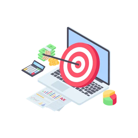 Business Target  Illustration