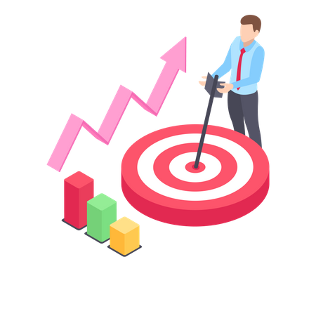 Business target  Illustration