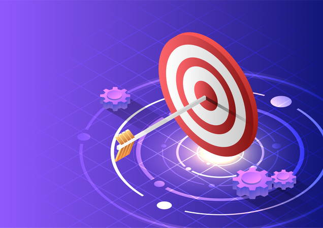 Business target  Illustration