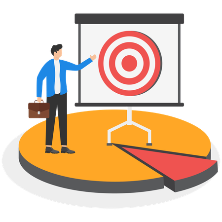 Business Target  Illustration