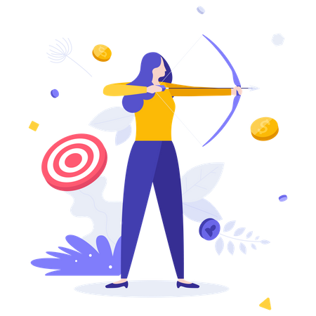 Business Target  Illustration