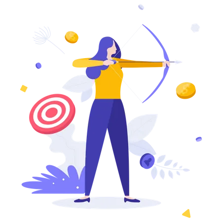 Business Target  Illustration