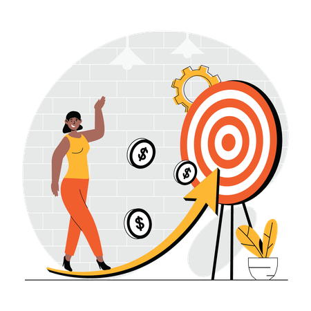 Business target  Illustration