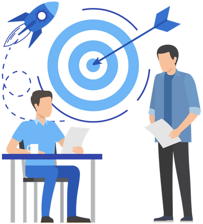 Business target  Illustration